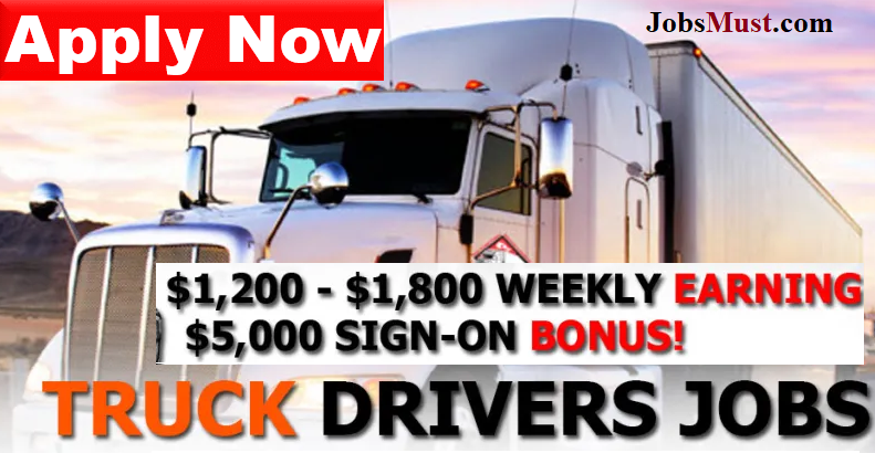 Truck driver jobs in USA with Visa sponsorship